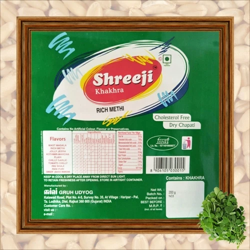 Rich Methi Khakhra Rich Methi Khakhra-Pack Size-400 g