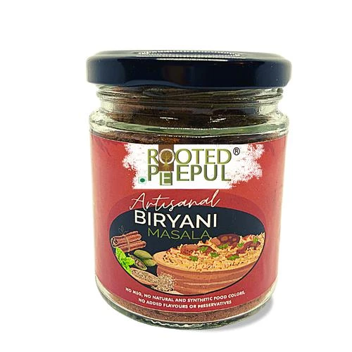 Rooted Peepul Artisanal Biryani Masala Rooted Peepul Artisanal Biryani Masala--75 g Glass Jar