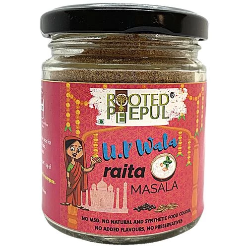 Rooted Peepul U.P. Wala Raita Masala - No Added Flavours & Preservatives Rooted Peepul U.P. Wala Raita Masala - No Added Flavours & Preservatives--100 g