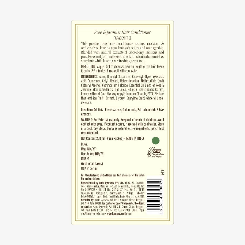 Rose & Jasmine Hair Conditioner - Image 2