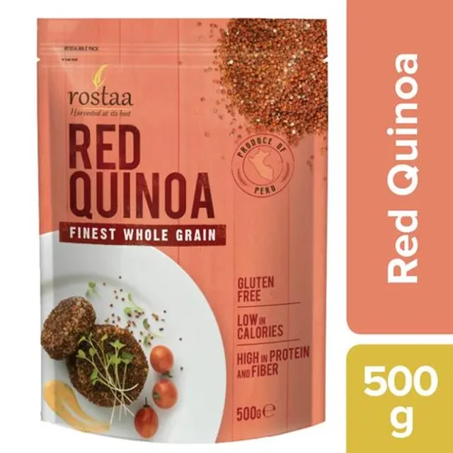 Rostaa Quinoa Finest Whole Grain - Red Rostaa Quinoa Finest Whole Grain - Red-Pack Size-500 g