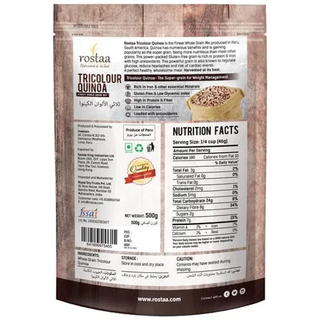 Rostaa Quinoa Finest Whole Grain - Tri Colour - Image 3