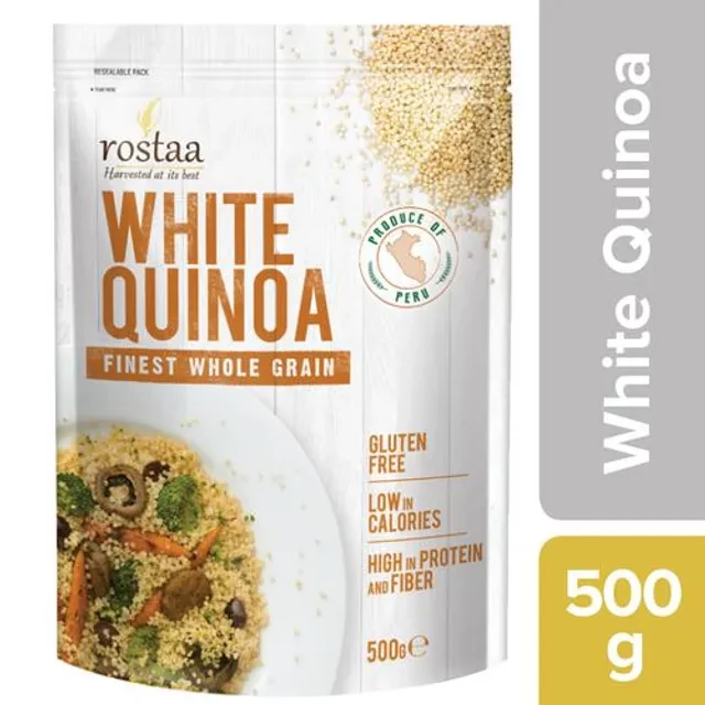 Rostaa Quinoa Finest Whole Grain - White Rostaa Quinoa Finest Whole Grain - White-Pack Size-500 g