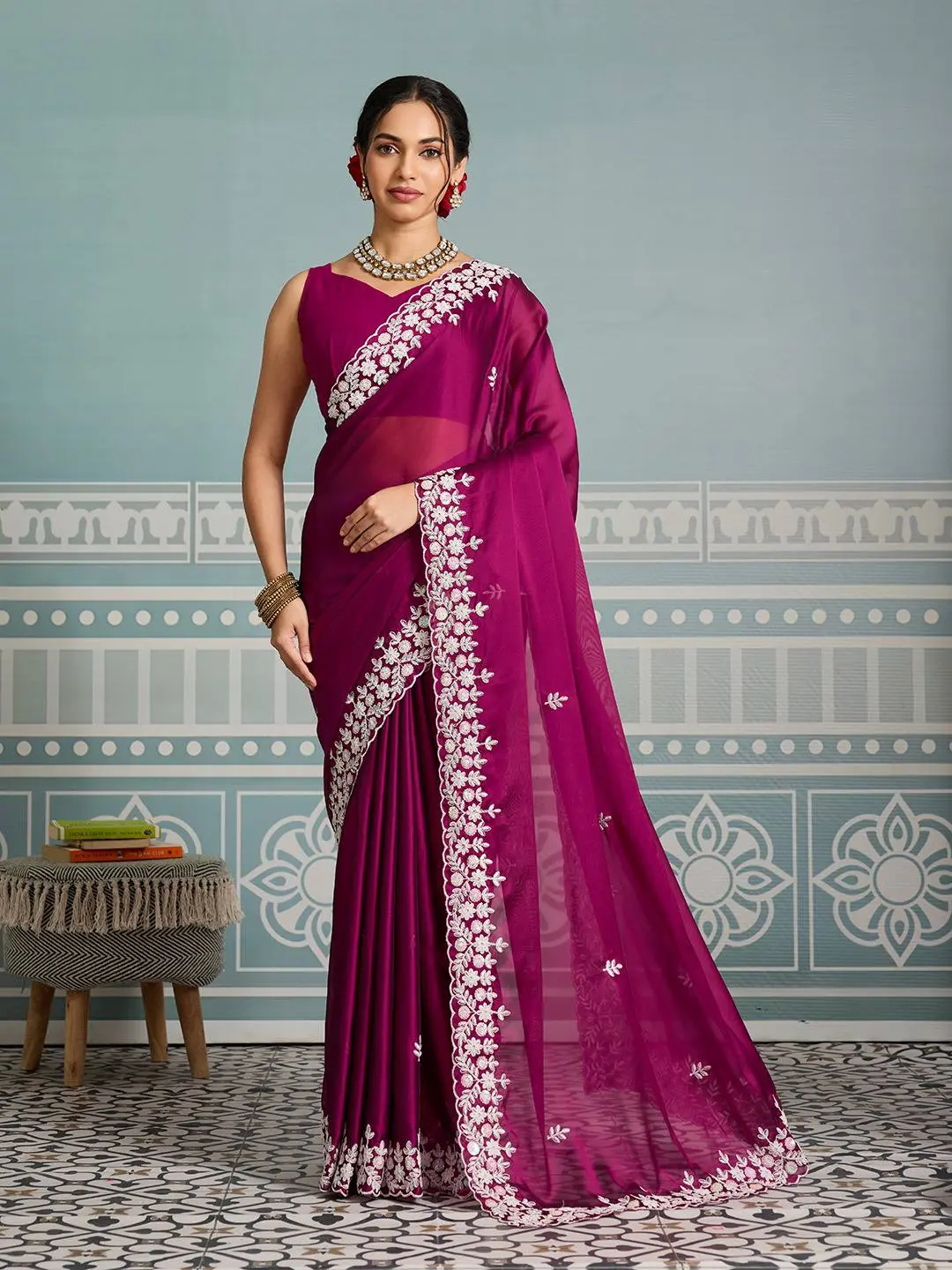 Roykals-Designer-Function-Wear-Saree-Burgundy-Elegance-RT13467-212997-2.webp