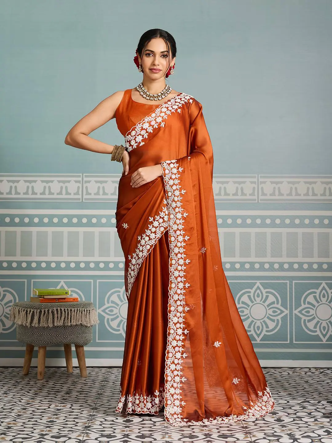 Roykals-Designer-Function-Wear-Saree-Vibrant-Orange-RT13467-212998-2.webp