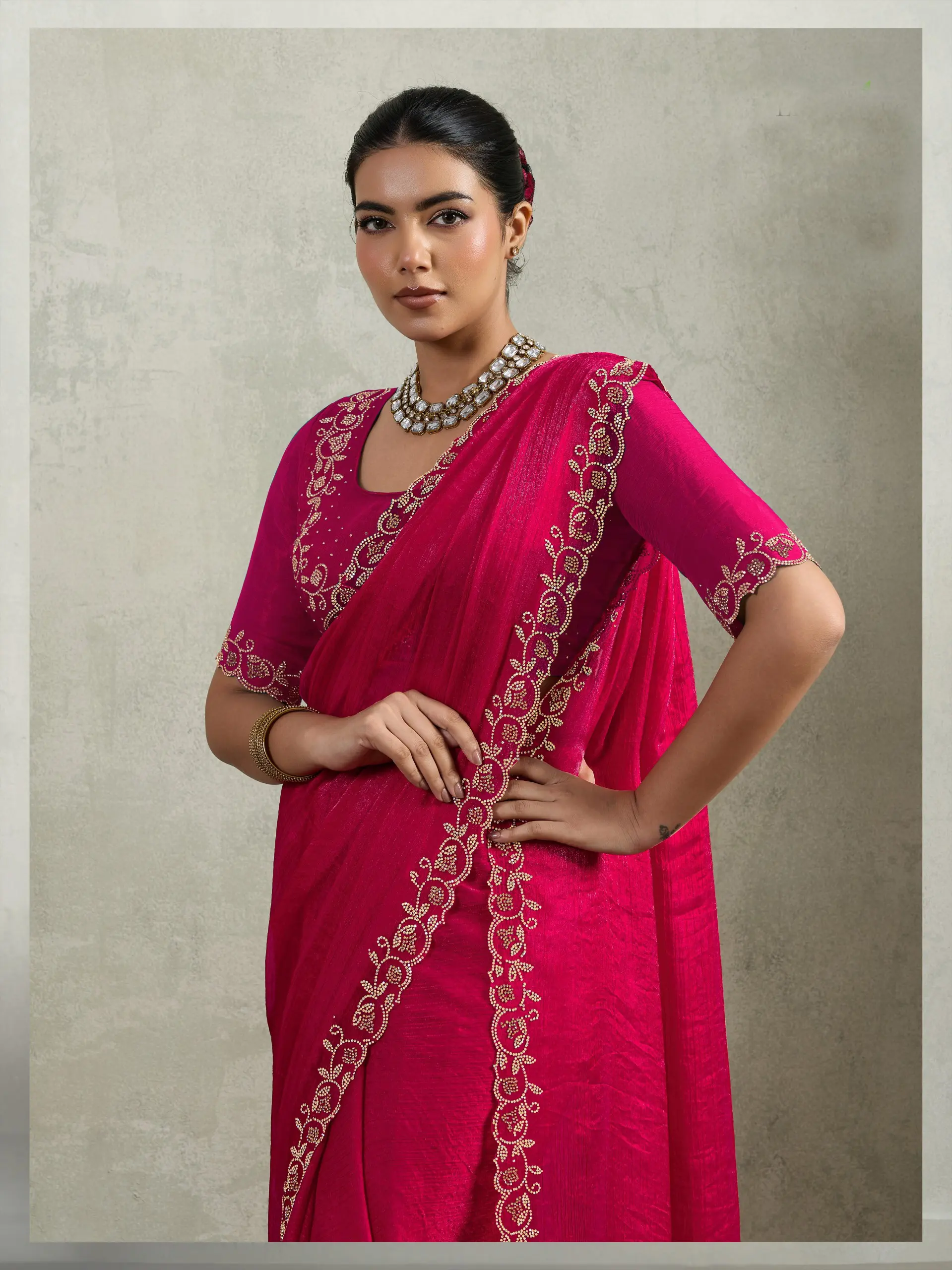 Roykals-Pink-Velvet-Chiffon-Saree-with-Pink-Blouse-RT13522-213302-2.webp
