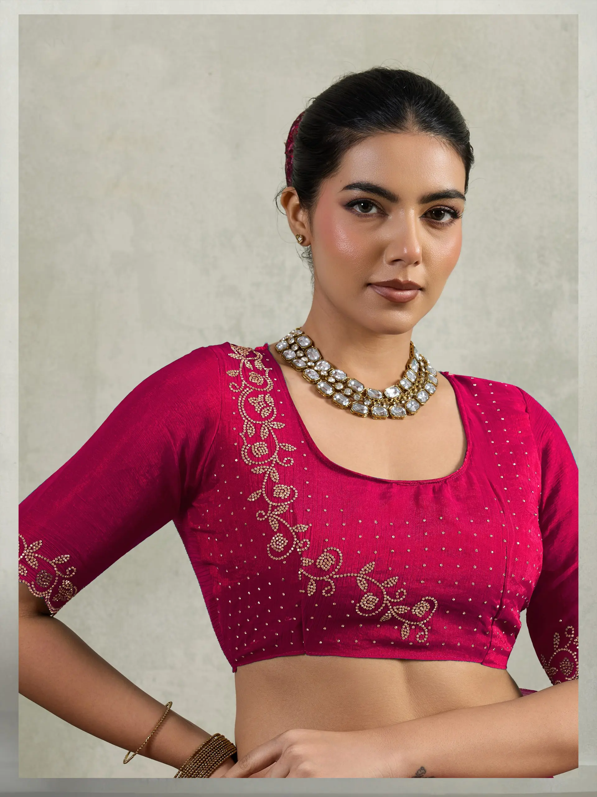 Roykals-Pink-Velvet-Chiffon-Saree-with-Pink-Blouse-RT13522-213302-3.webp