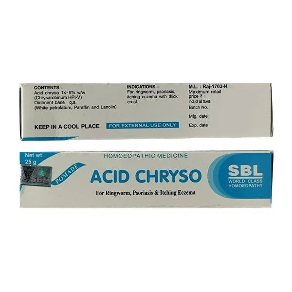 Sbl Homeopathy Acid Chryso Ointment