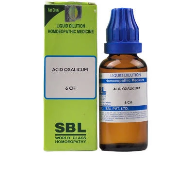 SBL Homeopathy Acid Oxalicum Dilution 30 ml - Image 2