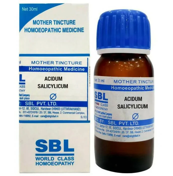 Acidum SBL Homeopathy Acidum Salicylicum Mother Tincture Q | The Desi Food