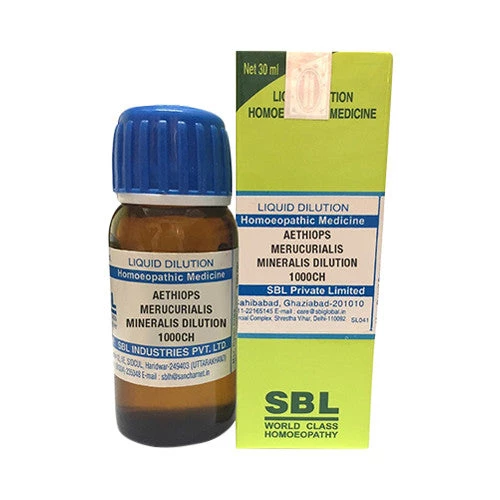 SBL Homeopathy Aethiops Merucurialis Mineralis Dilution 30 ml - Image 2