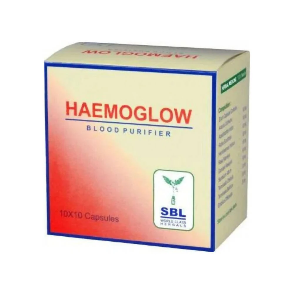 SBL Homeopathy Haemoglow Blood Purifier Capsule - Image 1