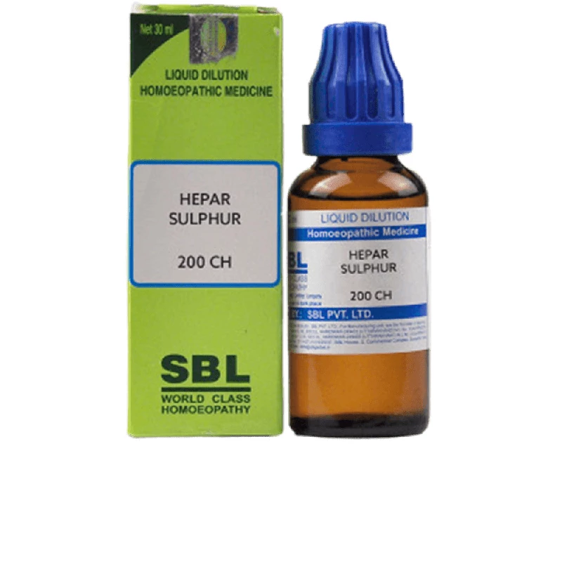 SBL Homeopathy Hepar Sulphur Dilution 30 ml - Image 3