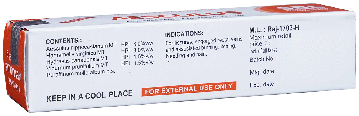 SBL Homeopathy Aesculus Ointment - Image 4
