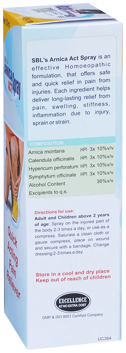 SBL Homeopathy Arnica Act Spray - Image 3