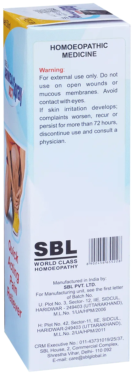SBL Homeopathy Arnica Act Spray - Image 4