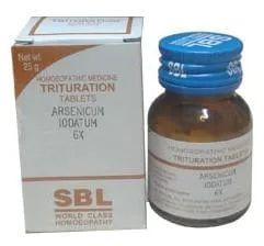 SBL Homeopathy Arsenic Iodatum Trituration Tablet - Image 2