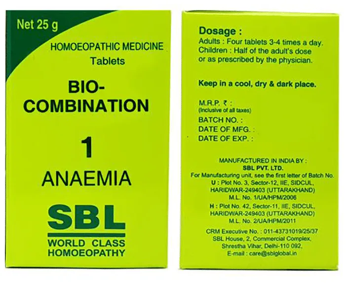 SBL Homeopathy Bio-Combination 25 Tablet - Image 7