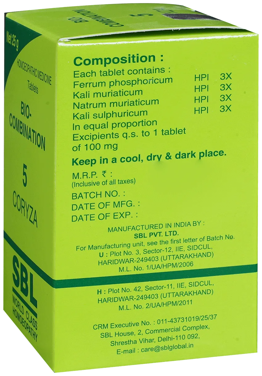 SBL Homeopathy Bio-Combination 5 Tablet - Image 6