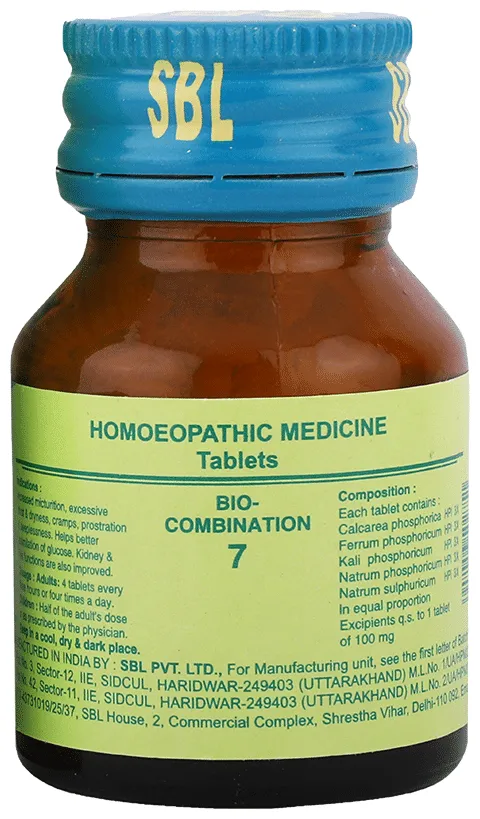 SBL Homeopathy Bio-Combination 7 Tablet - Image 2