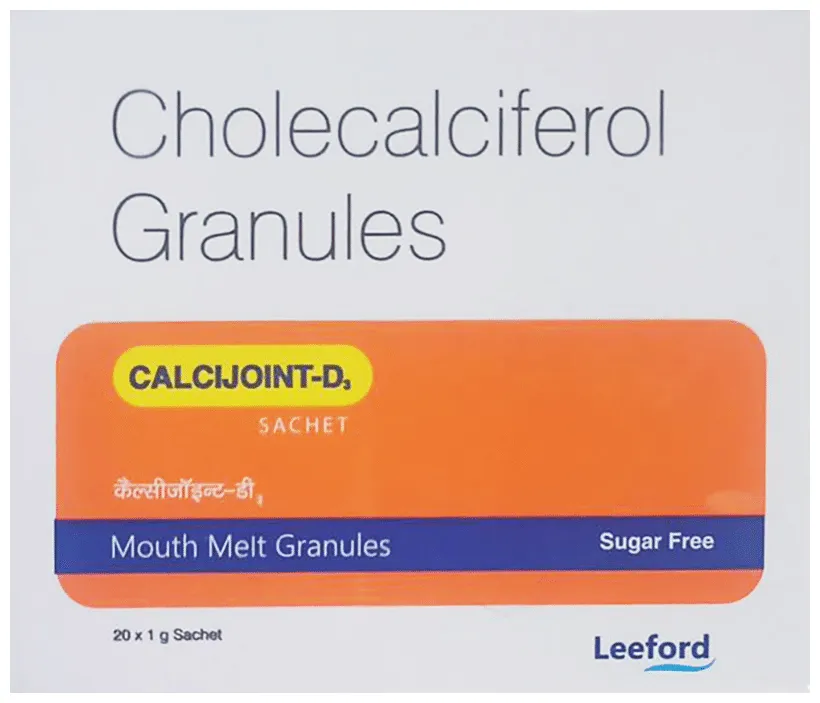Sbl Homeopathy Calcijoint D3 Granules Sugar Free