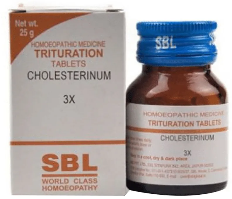SBL Homeopathy Cholesterinum Trituration Tablet - Image 2