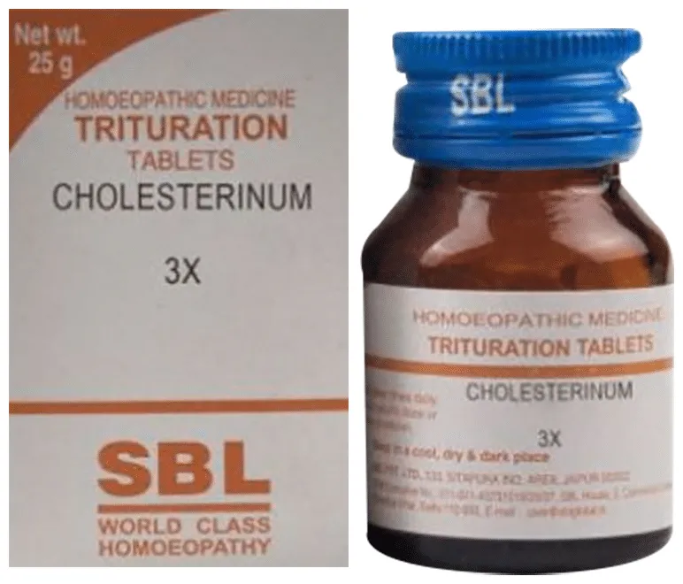 SBL Homeopathy Cholesterinum Trituration Tablet - Image 3