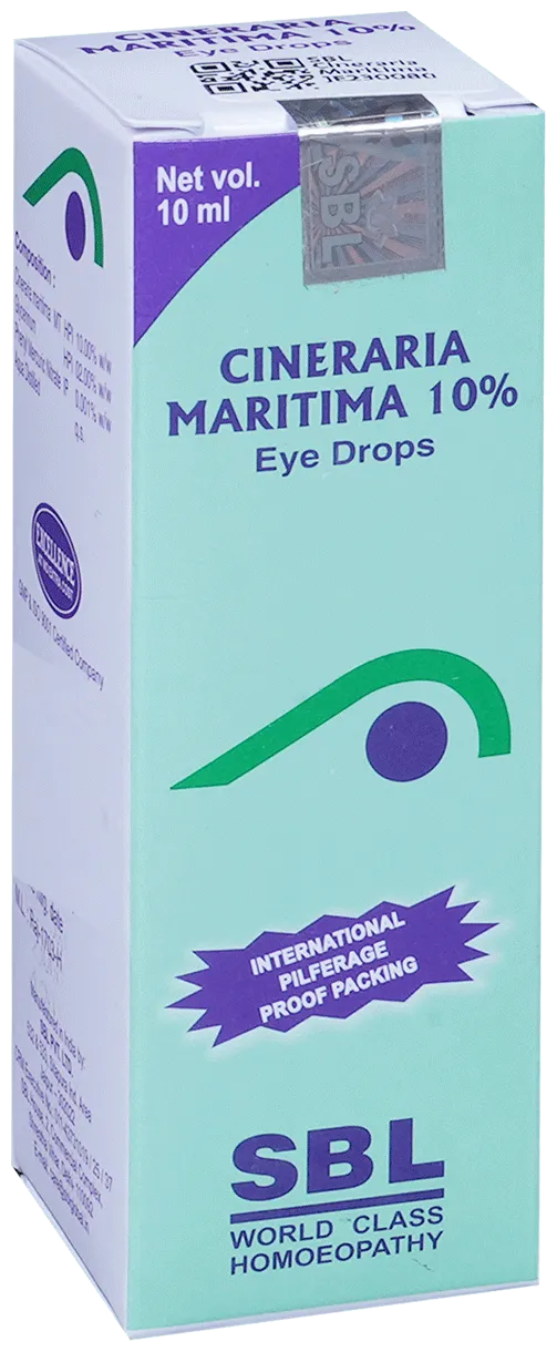 SBL Homeopathy Cineraria Maritima 10% Eye Drop - Image 2