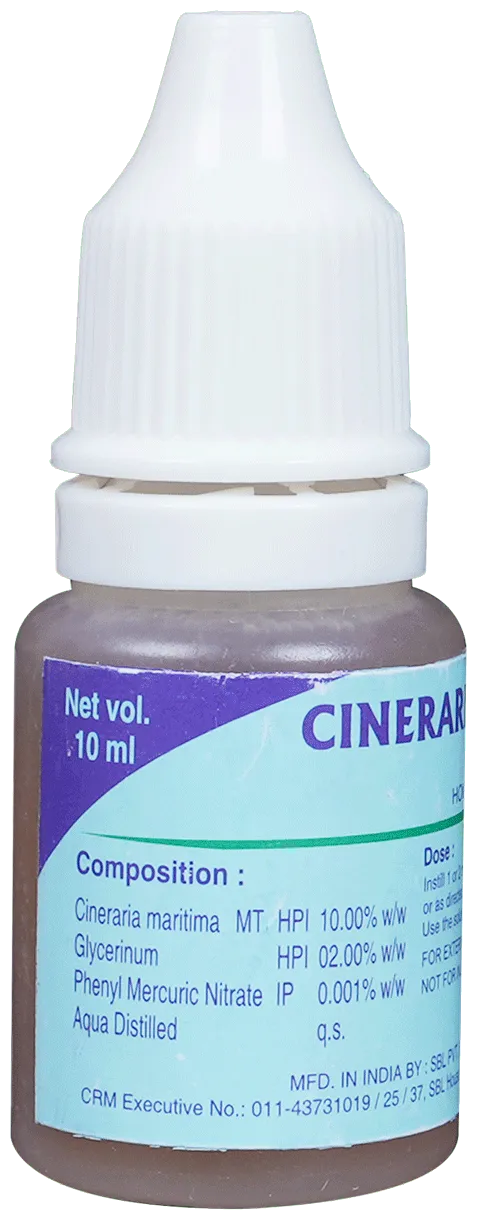 SBL Homeopathy Cineraria Maritima 10% Eye Drop - Image 4