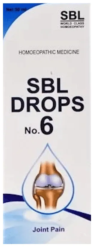 SBL Homeopathy Drops No. 6 (For Joint Pain) - Image 1