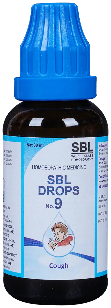 SBL Homeopathy Drops No. 9 ( For Cough) - Image 5
