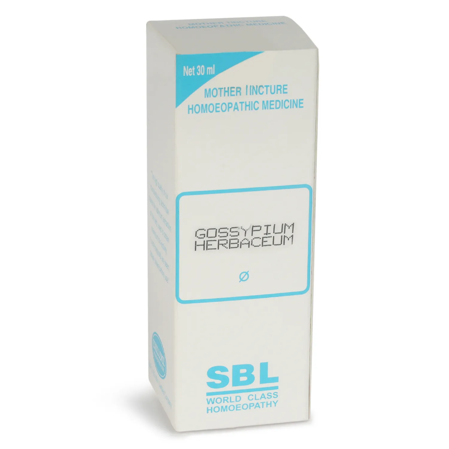 SBL Homeopathy Gossypium Herbaceum Mother Tincture Q - Image 2