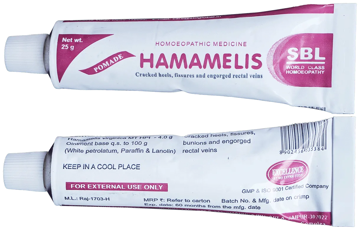 Sbl Homeopathy Hamamelis Ointment