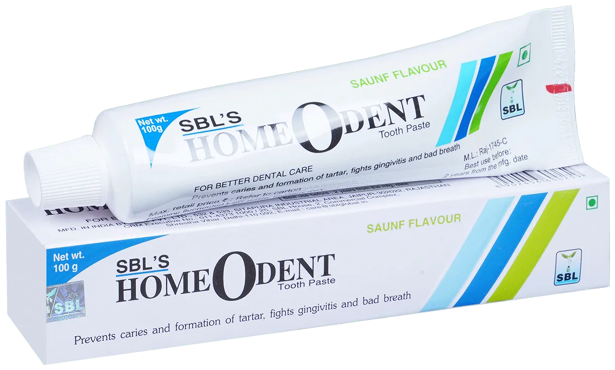 Sbl Homeopathy Homeodent Saunf Toothpaste