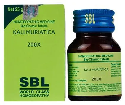SBL Homeopathy Kali Muriaticum Biochemic Tablet - Image 2
