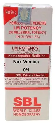 SBL Homeopathy Nux Vomica - Image 1