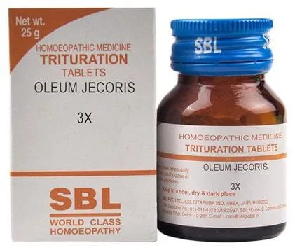 SBL Homeopathy Oleum Jecoris Trituration Tablet - Image 1