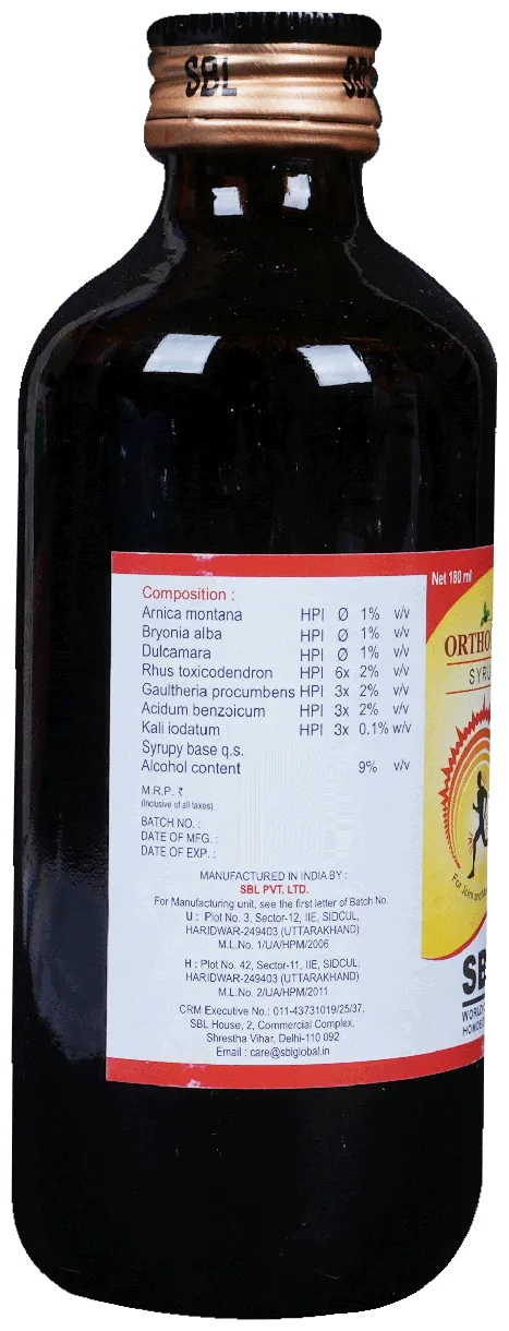 SBL Homeopathy Orthomuv Syrup - Image 7