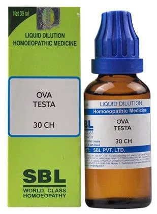 Sbl Homeopathy Ova Testa Dilution