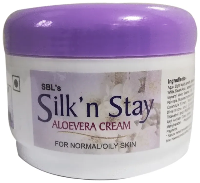 SBL Homeopathy Silk N Stay Aloe Vera Cream for Normal / Oily Skin