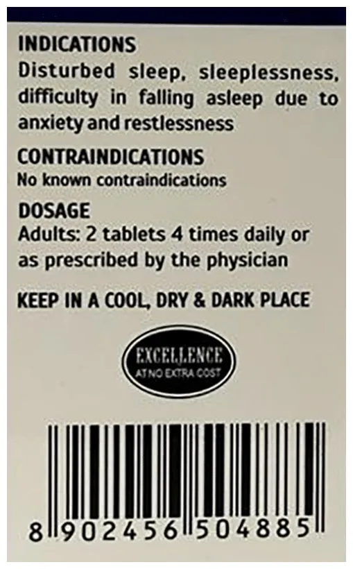 SBL Homeopathy Sleeptite Tablet - Image 2