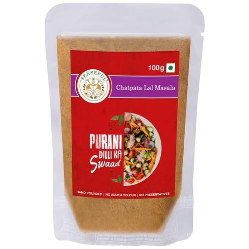 SENSEFUL Chatpata Lal Masala - Hand Pounded SENSEFUL Chatpata Lal Masala - Hand Pounded--100 g Pouch