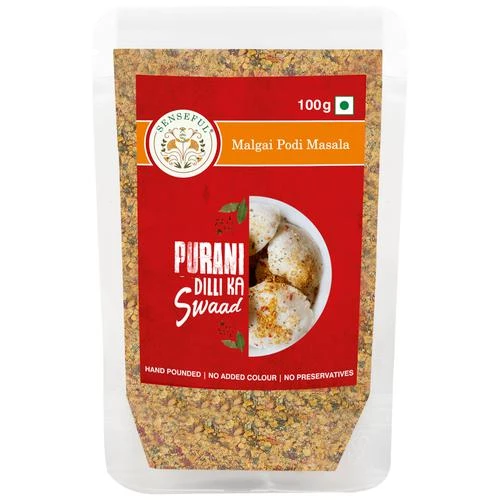 SENSEFUL Malgai Podi Masala - Hand Pounded SENSEFUL Malgai Podi Masala - Hand Pounded--100 g Pouch