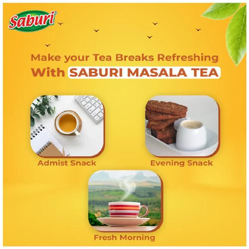 Saburi Masala Tea/Chai With Tulsi - Image 8