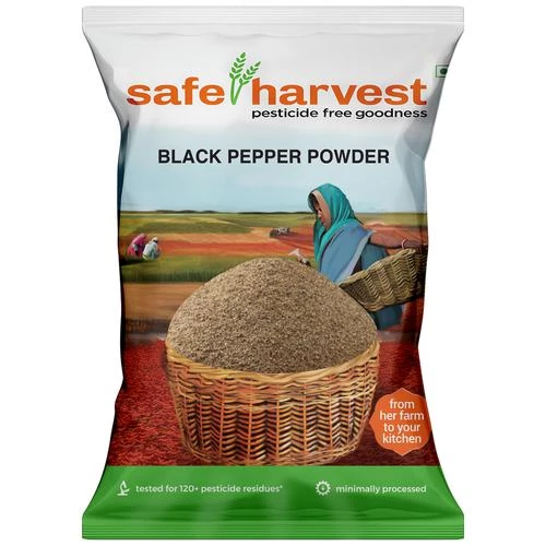 Safe Harvest Black Pepper Powder Safe Harvest Black Pepper Powder--100 g