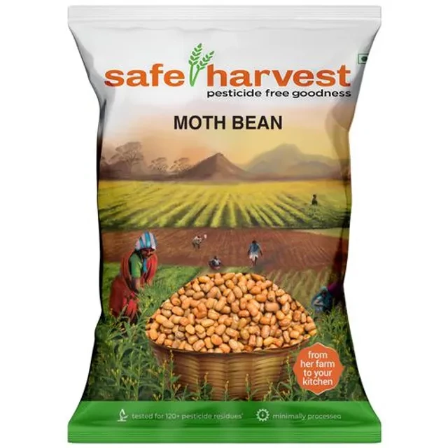 Safe Harvest Moth Bean Pesticide Free