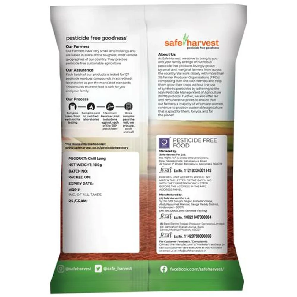 Safe Harvest Red Chilli - Long - Image 7