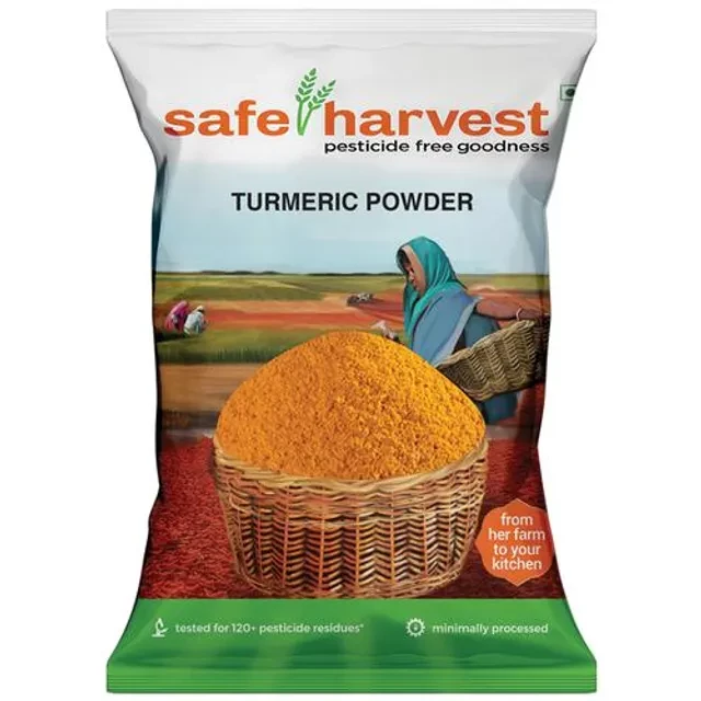 Safe Harvest Turmeric Powder - Pesticide Free Safe Harvest Turmeric Powder - Pesticide Free--200 g
