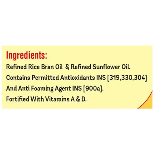 Saffola Gold Refined Cooking oil | Blended Rice Bran & Sunflower oil | Helps Keeps Heart Healthy - 5