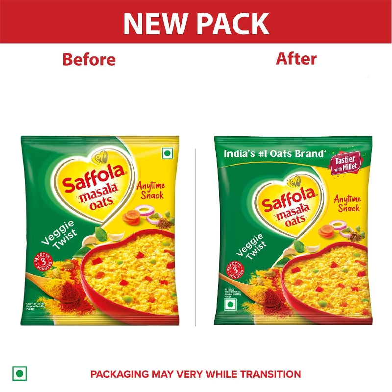 Saffola Masala Oats Veggie Twist - Image 3